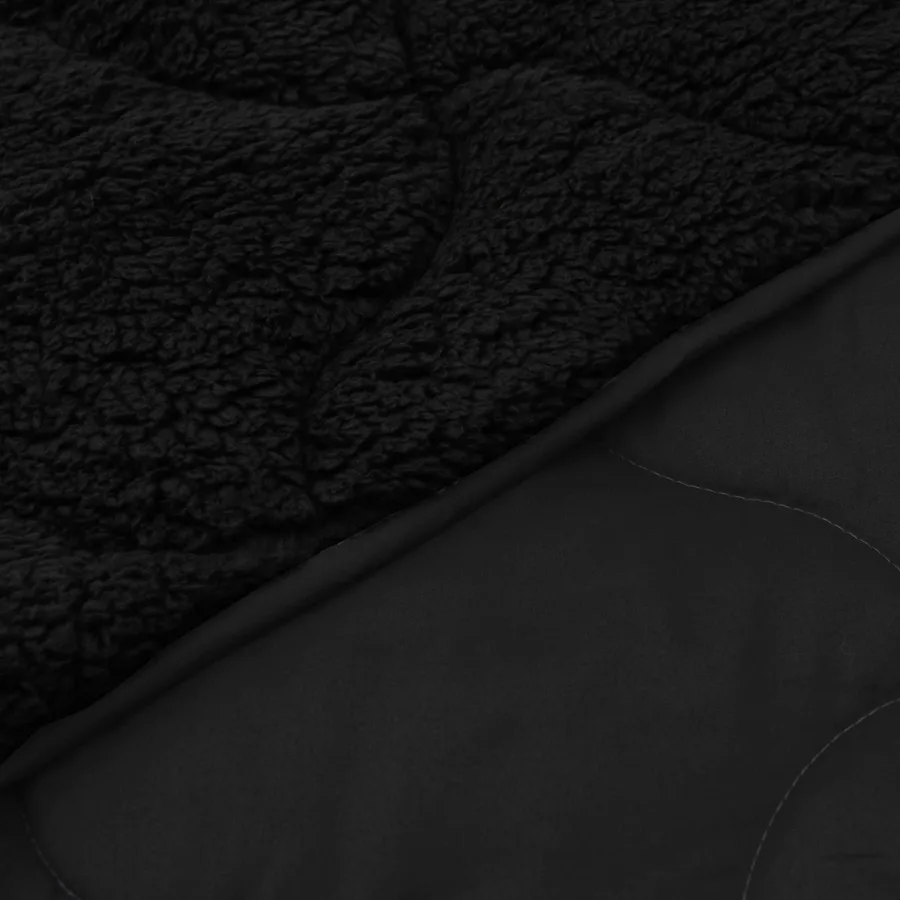 Duvet d'été simple Matelassé Noir 135 x 200 cm - 5