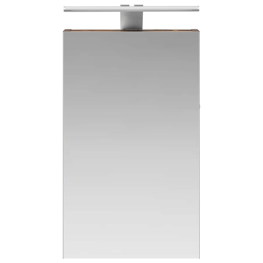 Armoire Miroir de Salle de Bain Chêne fumé 30 x 10,5 x 50 cm - 6