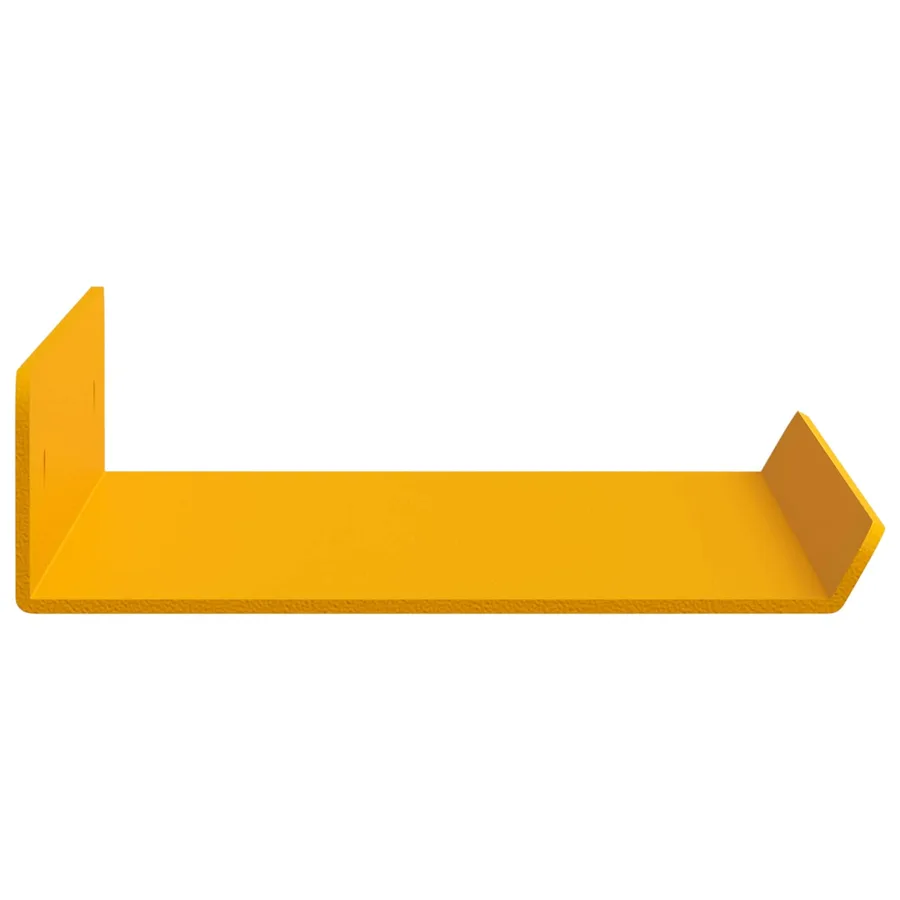 Étagère flottante 4 pcs Jaune moutarde 30 x 9 x 2,5 cm Acier - 6