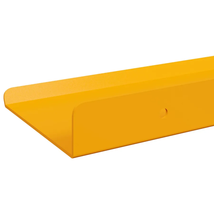 Étagère flottante 4 pcs Jaune moutarde 30 x 9 x 2,5 cm Acier - 7