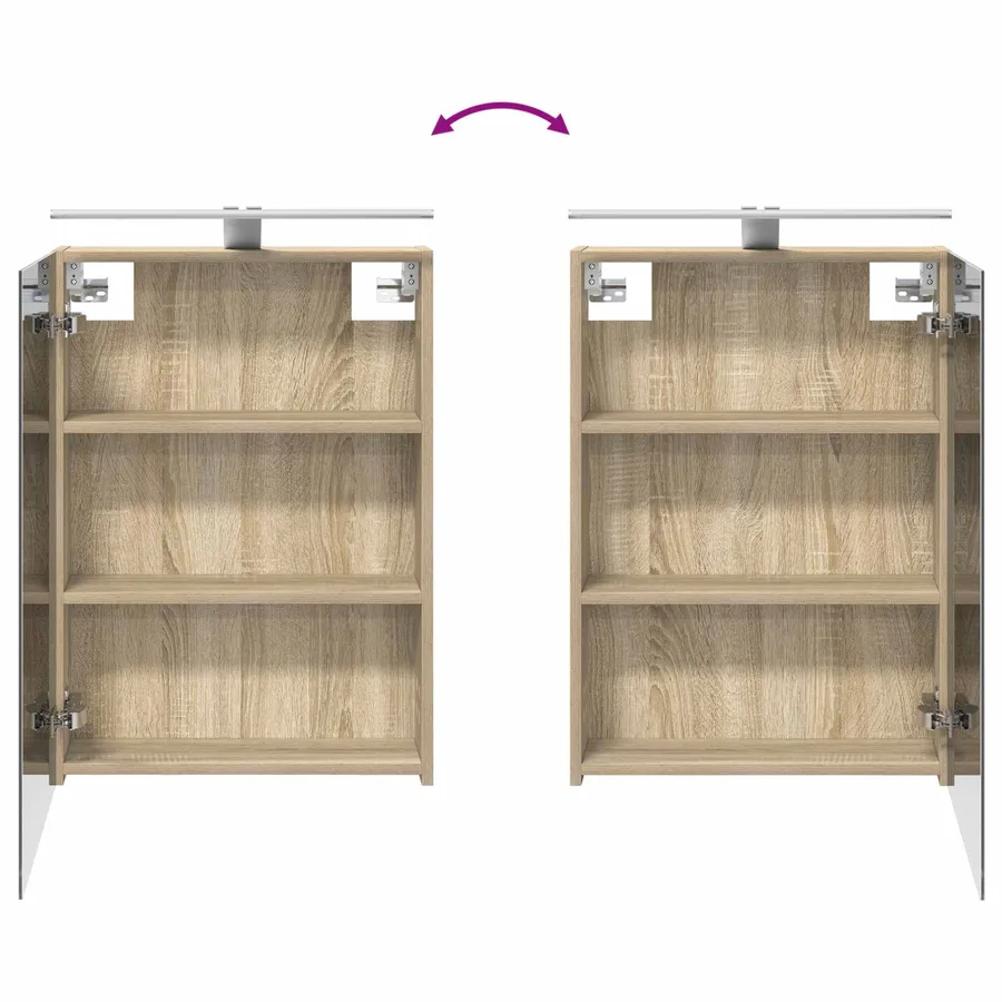 Ensemble de Meubles de Salle de Bain 3 pcs 120 x 14,5 x 70 cm - 12