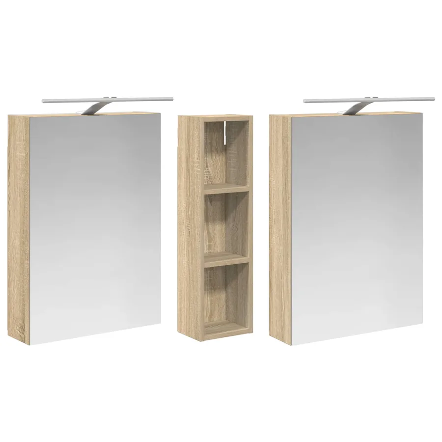 Ensemble de Meubles de Salle de Bain 3 pcs 120 x 14,5 x 70 cm - 5
