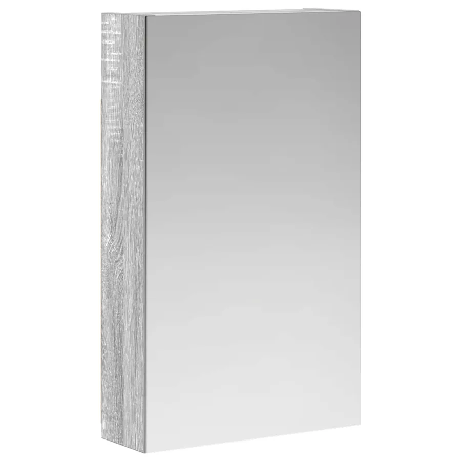 Armoire Miroir de Salle de Bain Gris Sonoma 30 x 10,5 x 50 cm - 2