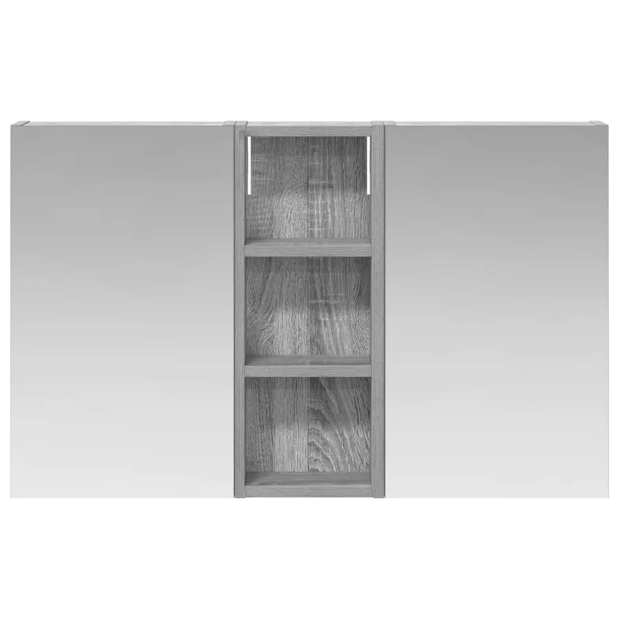 Ensemble de Meubles de Salle de Bain 3 pcs 80 x 10,5 x 50 cm - 6