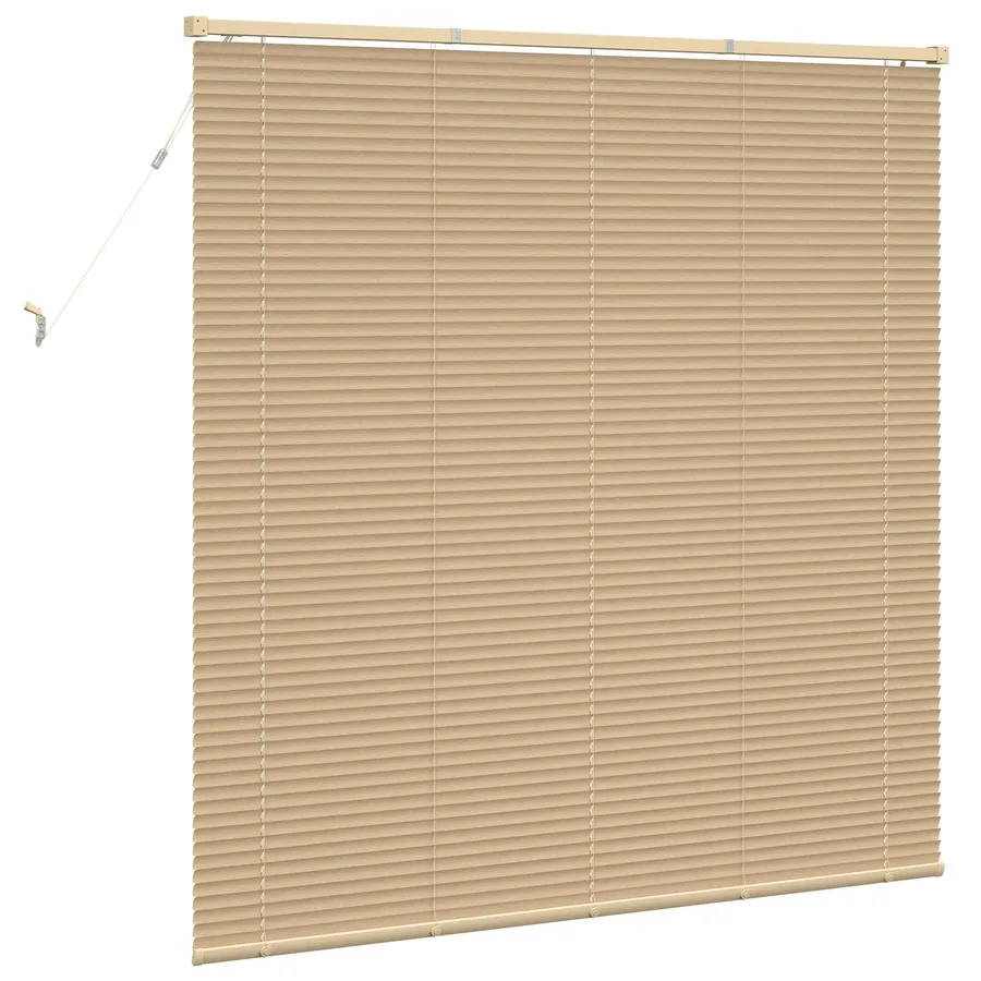 Store Vénitien Marron clair avec motif 150 x 150 cm 25 mm PVC - 6