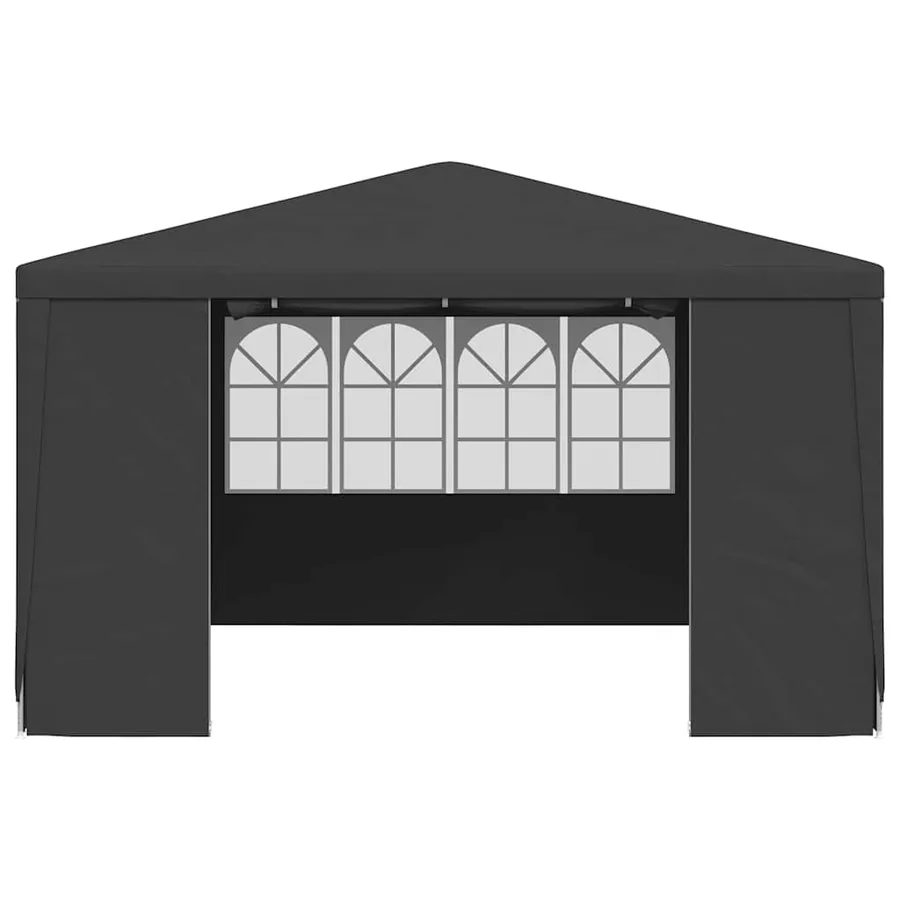 Tente de réception et parois latérales 4x4 m Anthracite 90 g/m² - 4