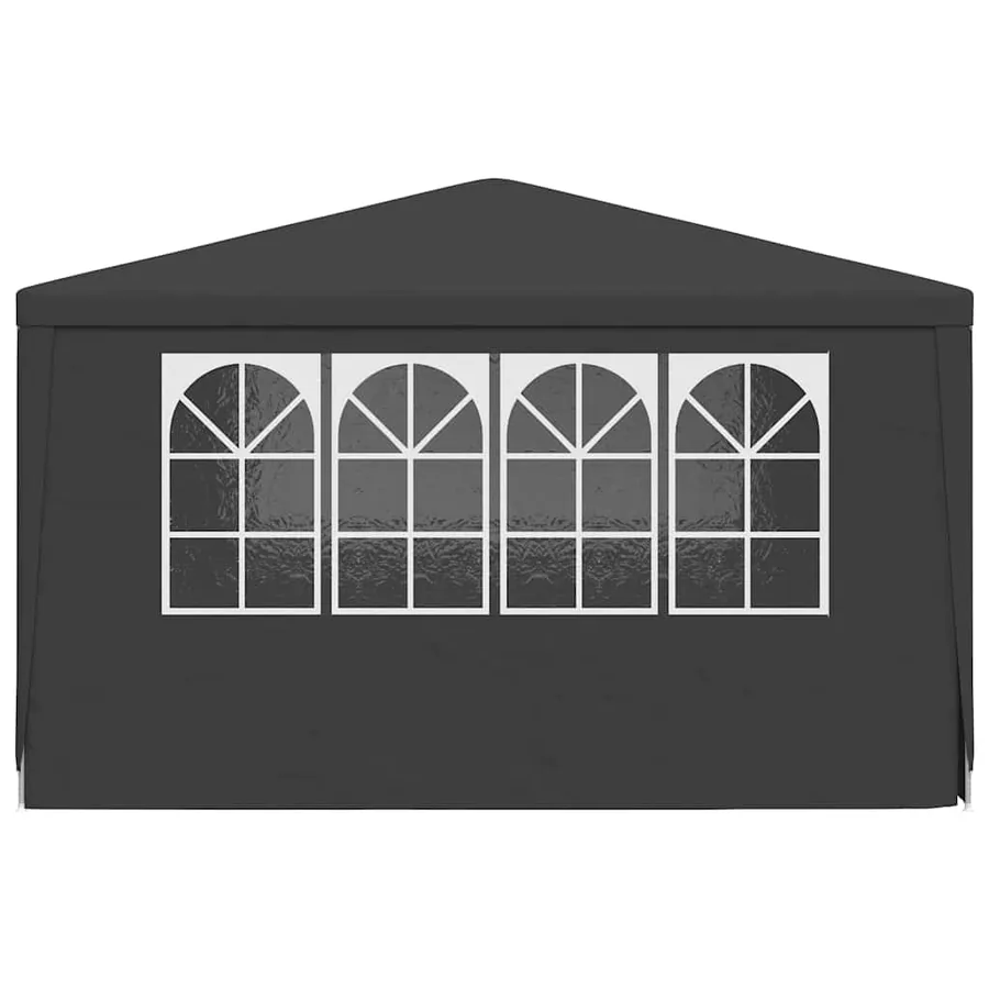 Tente de réception et parois latérales 4x4 m Anthracite 90 g/m² - 5