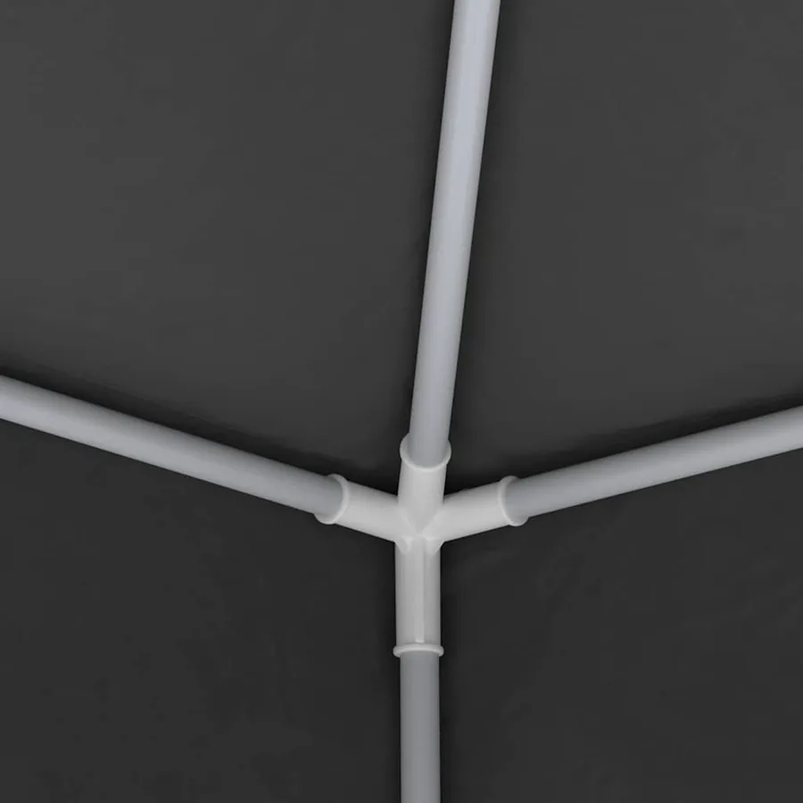 Tente de réception et parois latérales 4x4 m Anthracite 90 g/m² - 7