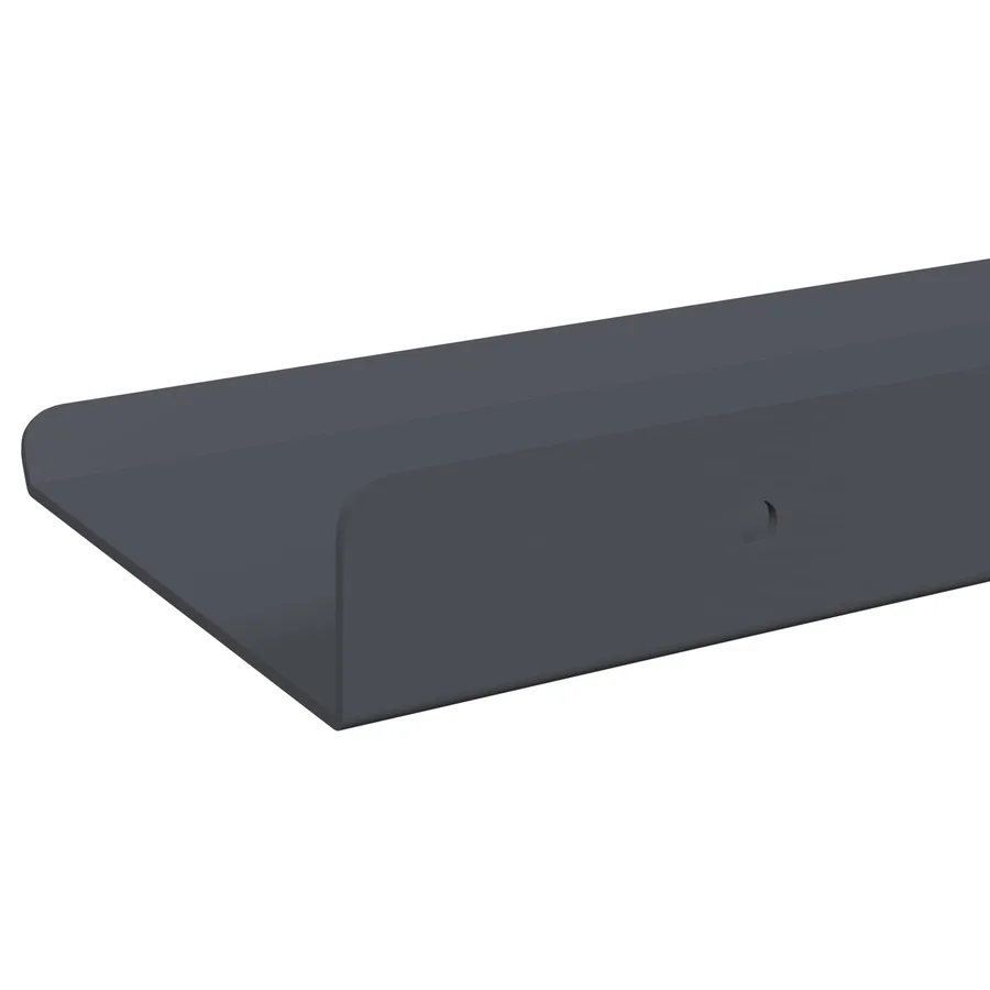 Étagère flottante 2 pcs Anthracite 100 x 9 x 2,5 cm Acier - 7