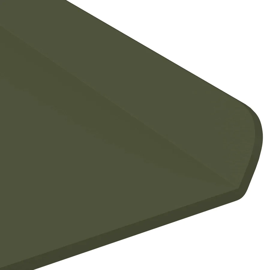 Étagère flottante 2 pcs Vert olive 40 x 18 x 2,5 cm Acier - 9