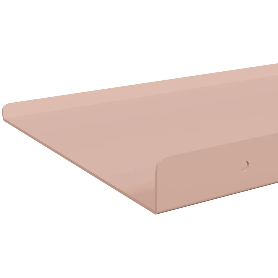 Étagère flottante 4 pcs Rose 80 x 18 x 2,5 cm Acier - 7