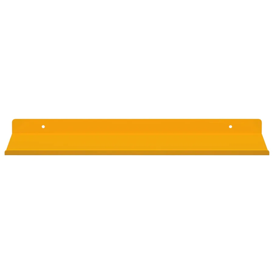 Étagère flottante 2 pcs Jaune moutarde 40 x 18 x 2,5 cm Acier - 5