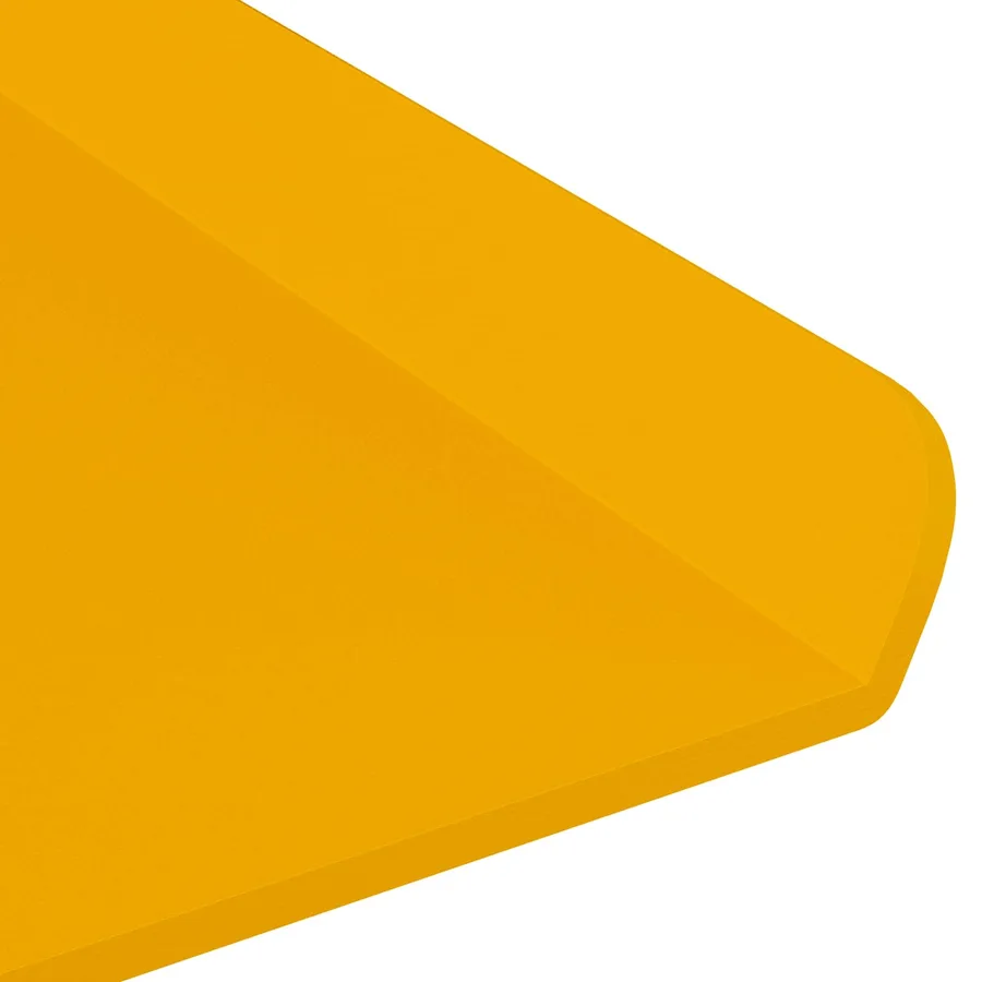 Étagère flottante 2 pcs Jaune moutarde 40 x 18 x 2,5 cm Acier - 9