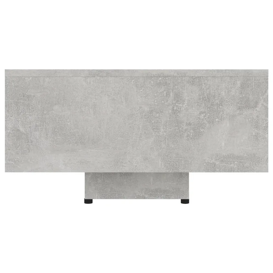 Table basse Gris béton 85x55x31 cm Bois d'ingénierie - 4