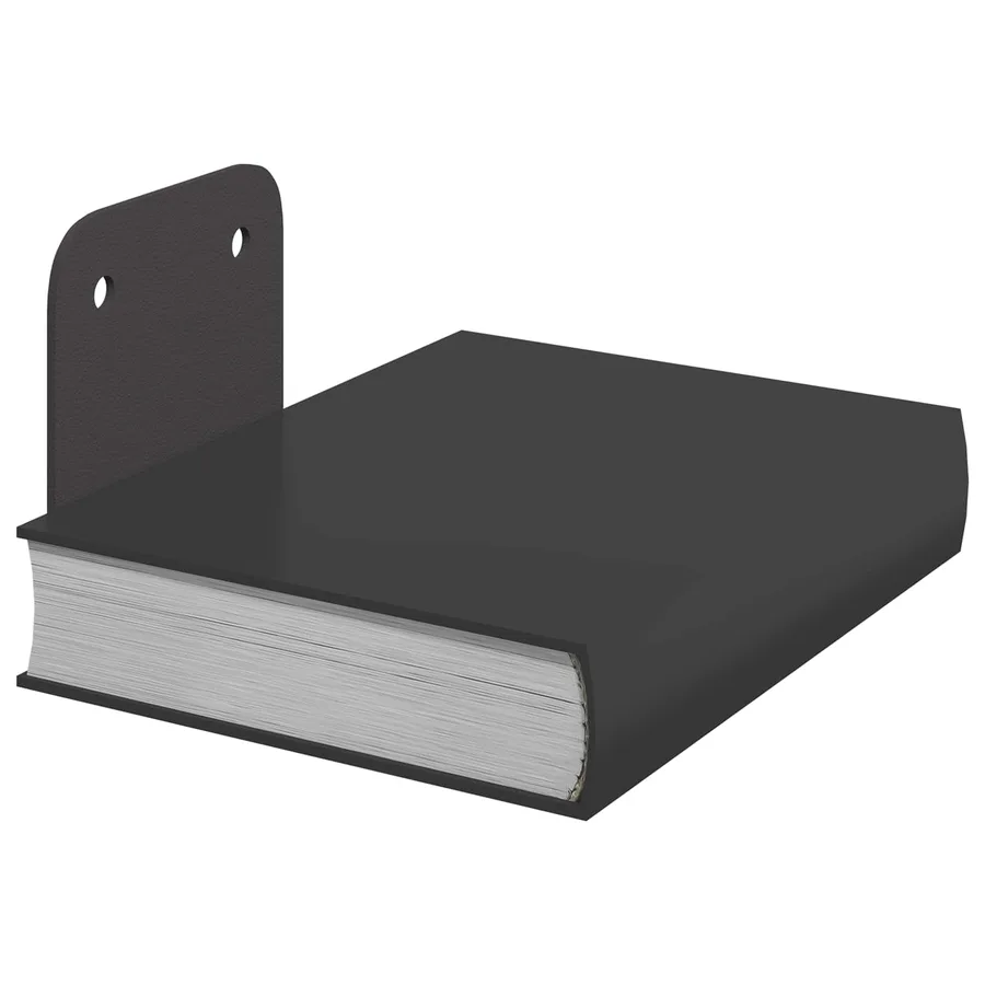 Étagère Flottante Invisible 4 pcs Noir 6 x 11 x 6,5 cm - 3