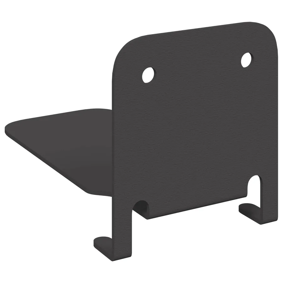 Étagère Flottante Invisible 4 pcs Noir 6 x 11 x 6,5 cm - 7