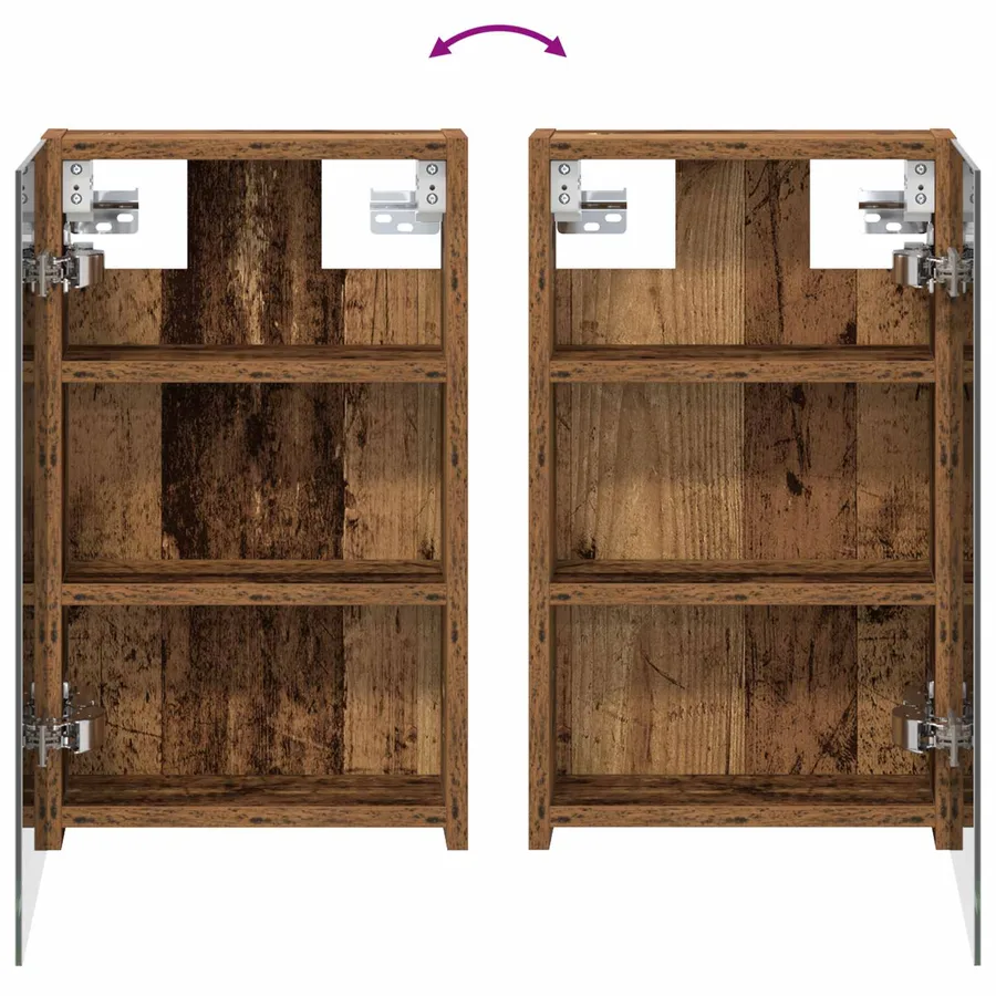 Ensemble de Meubles de Salle de Bain 3 pcs 90 x 10,5 x 50 cm - 11