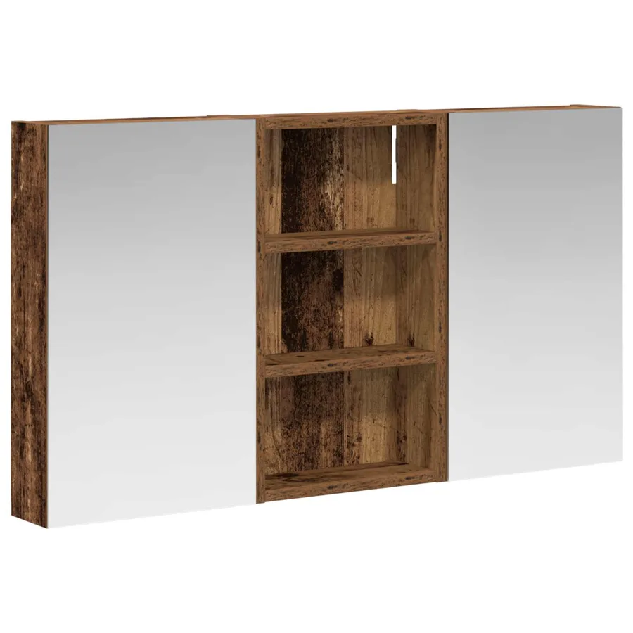 Ensemble de Meubles de Salle de Bain 3 pcs 90 x 10,5 x 50 cm - 2