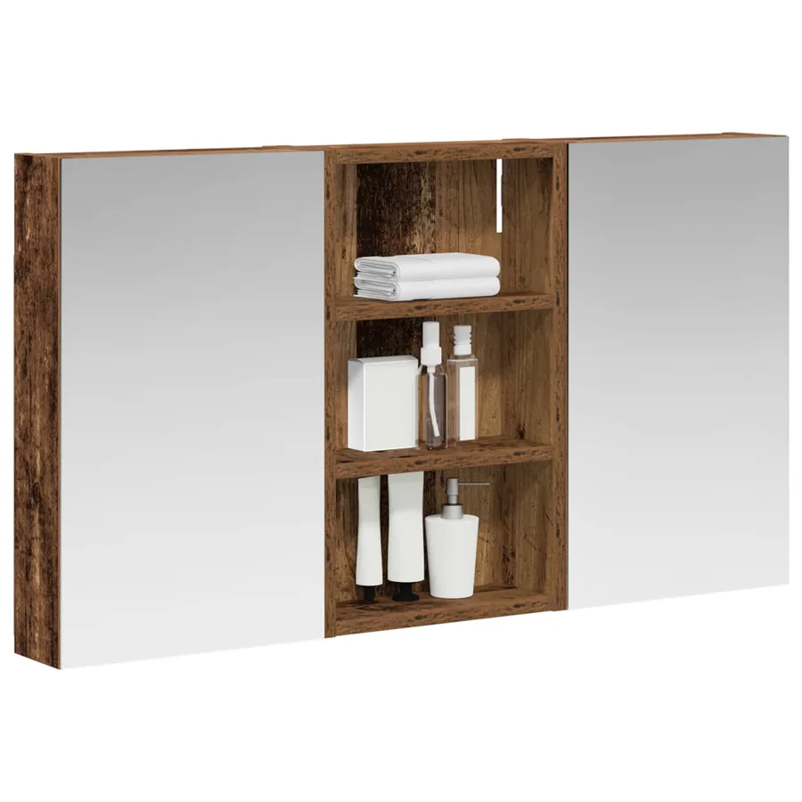Ensemble de Meubles de Salle de Bain 3 pcs 90 x 10,5 x 50 cm - 3