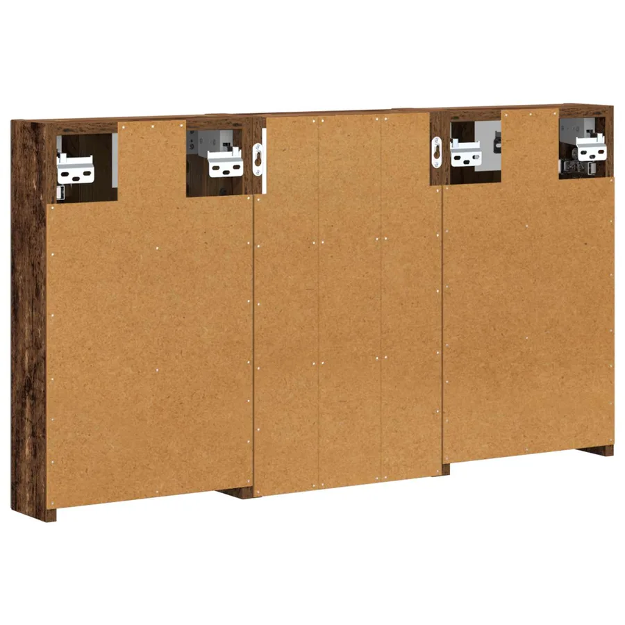 Ensemble de Meubles de Salle de Bain 3 pcs 90 x 10,5 x 50 cm - 9