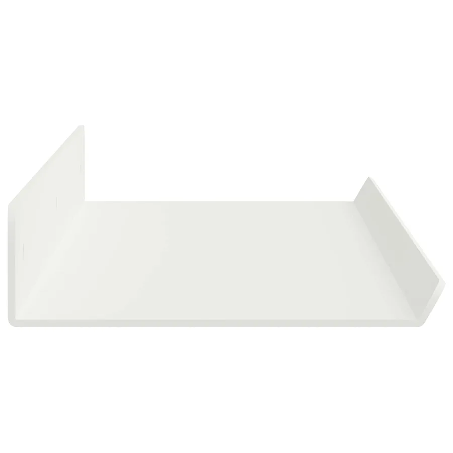 Étagère flottante 4 pcs Blanc 80 x 9 x 2,5 cm Acier - 6