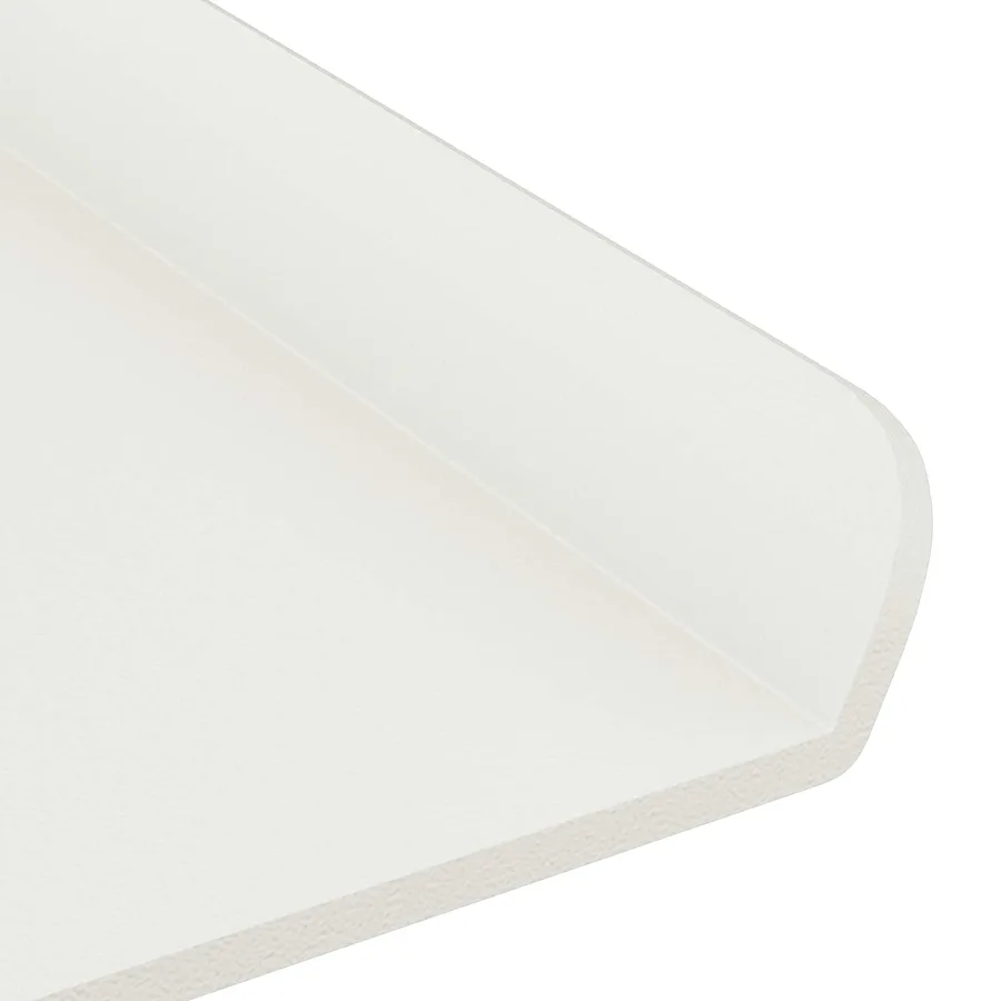 Étagère flottante 4 pcs Blanc 80 x 9 x 2,5 cm Acier - 9
