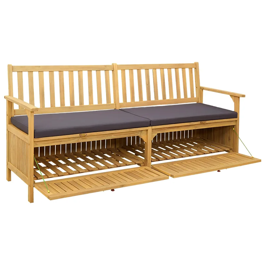 Banc de rangement 2 -Seater 170 x 63 x 84 cm Rectangulaire - 2