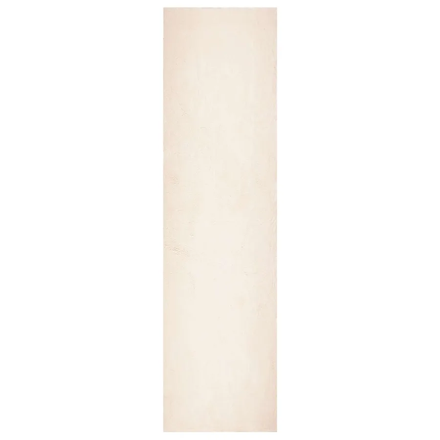Tapis doux à poils moyens et lavable HUARTE Beige 80 x 500 cm - 2