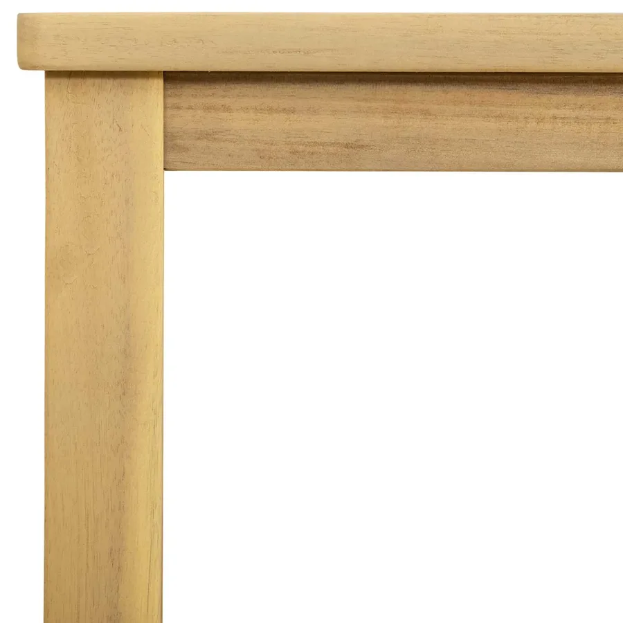 Table console de jardin Acacia clair 80 x 35 x 75 cm - 6