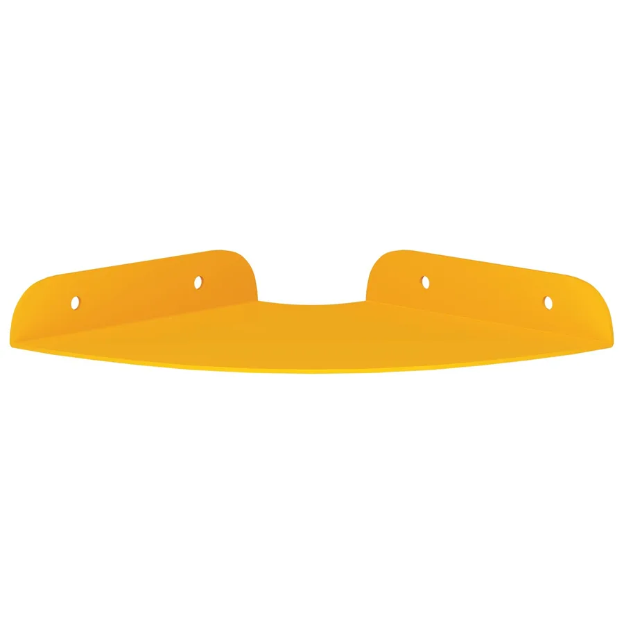 Étagère flottante 2 pcs Jaune moutarde 15 x 15 x 2 cm - 5