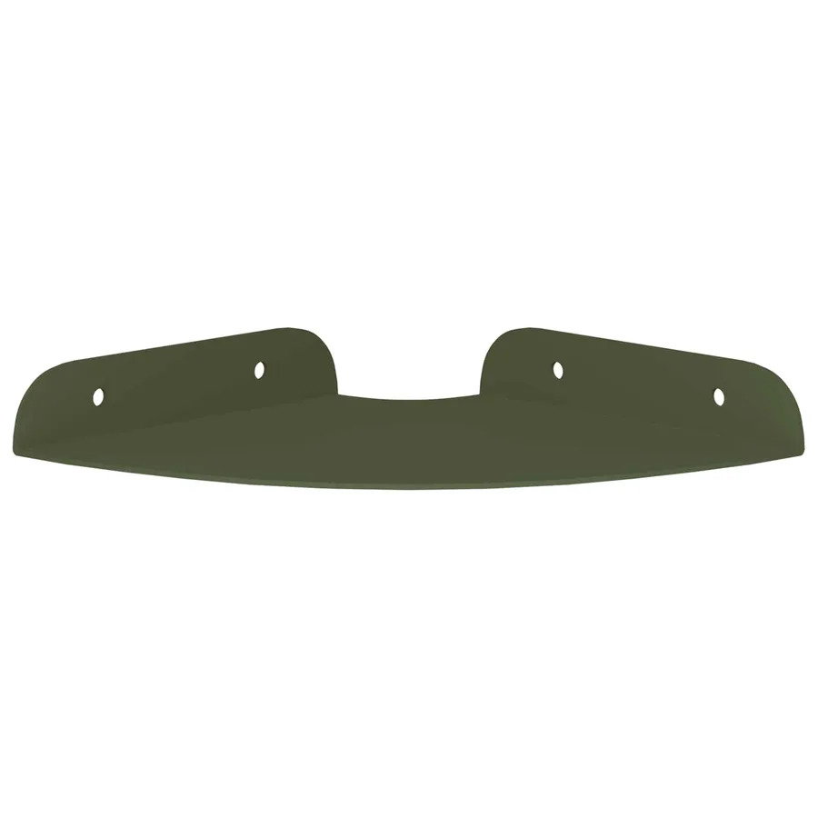 Étagère flottante avec étagère 2 pcs Vert olive 15 x 15 x 2 cm - 5
