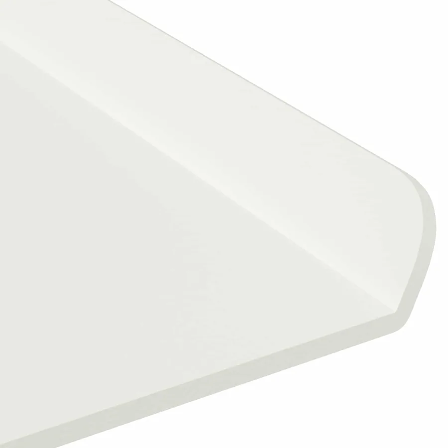 Étagère flottante 2 pcs Blanc 100 x 18 x 2,5 cm Acier - 9