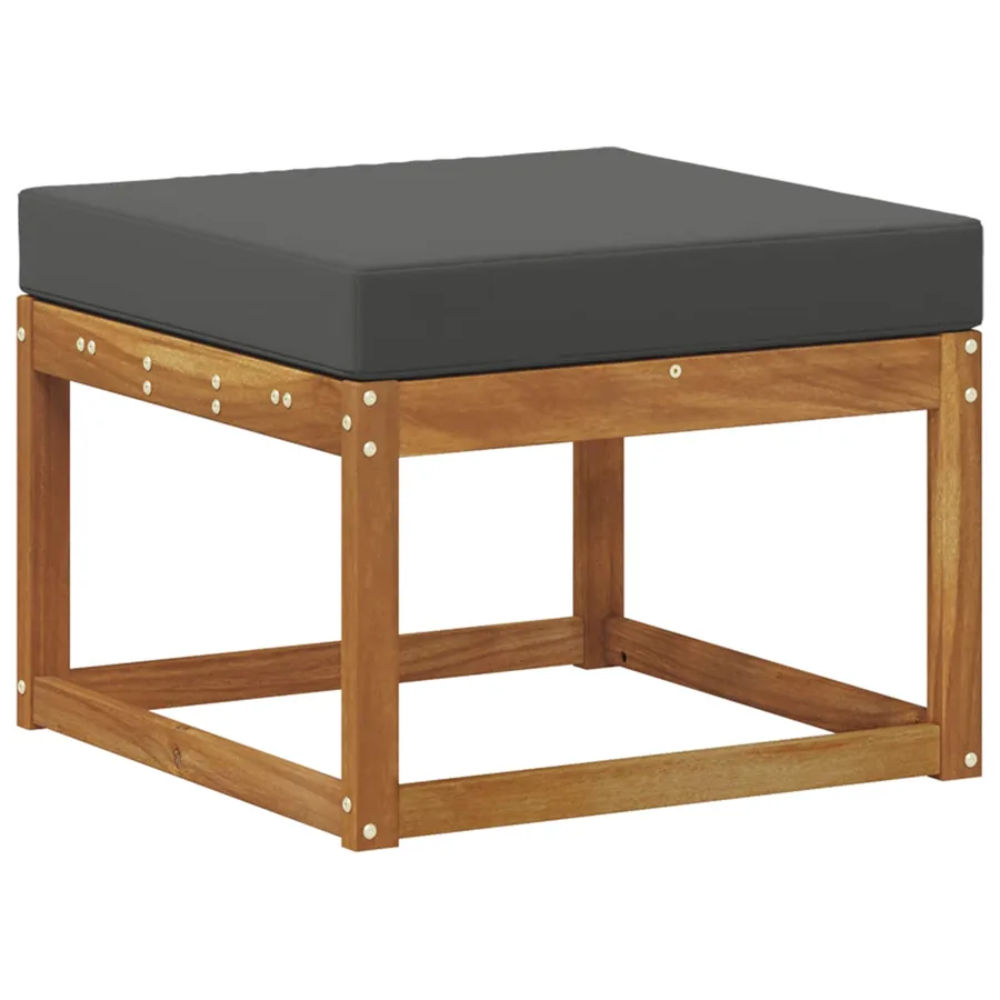 Ensemble de canapés d'extérieur 5 pcs Naturel et Anthracite - 3
