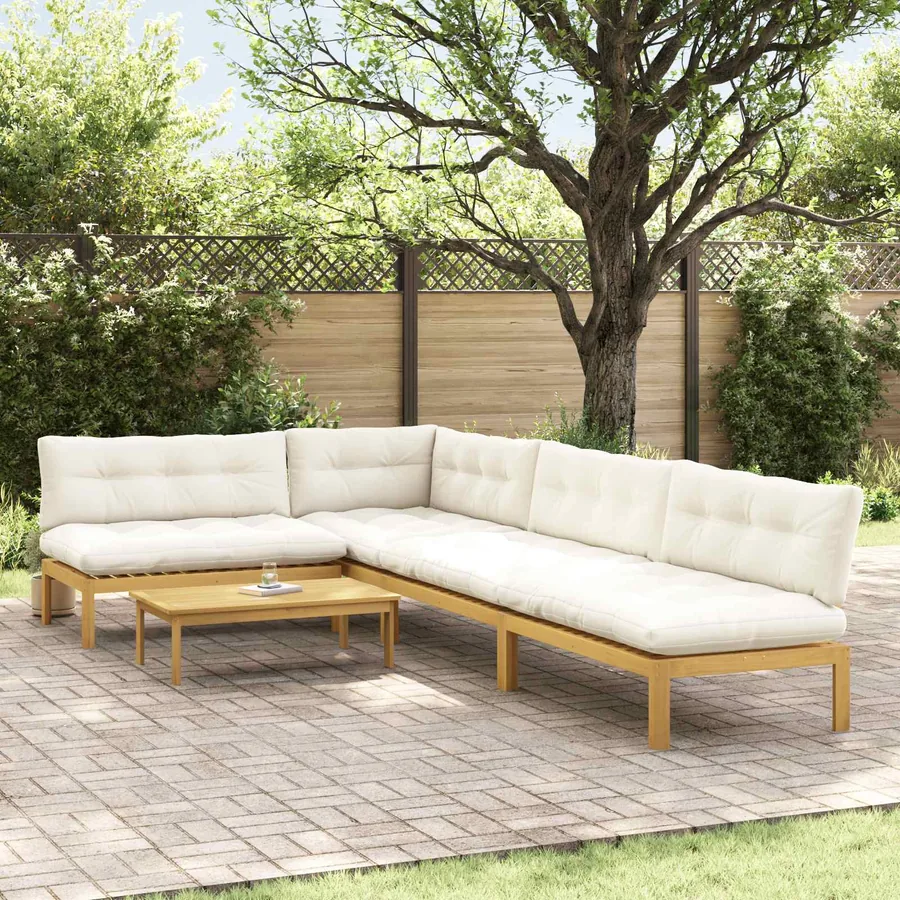 5 Pièce Unité du canapé en palette de jardin