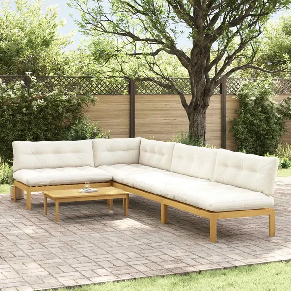 5 Pièce Unité du canapé en palette de jardin