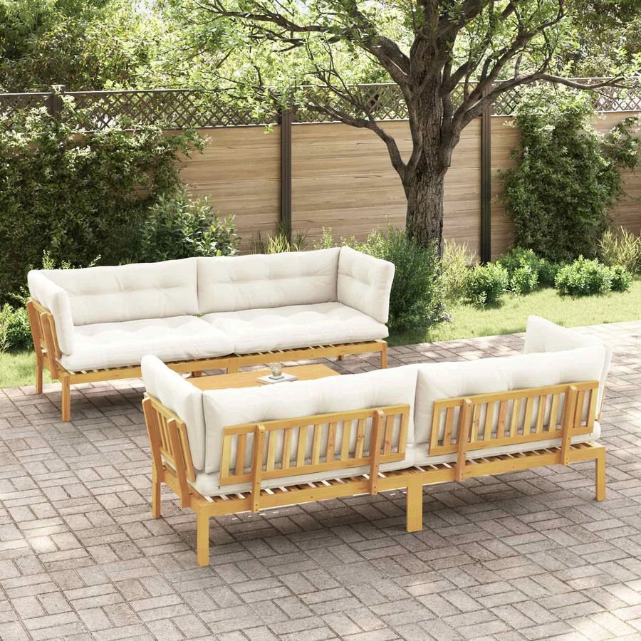 5 Pièce Unité du canapé en palette de jardin