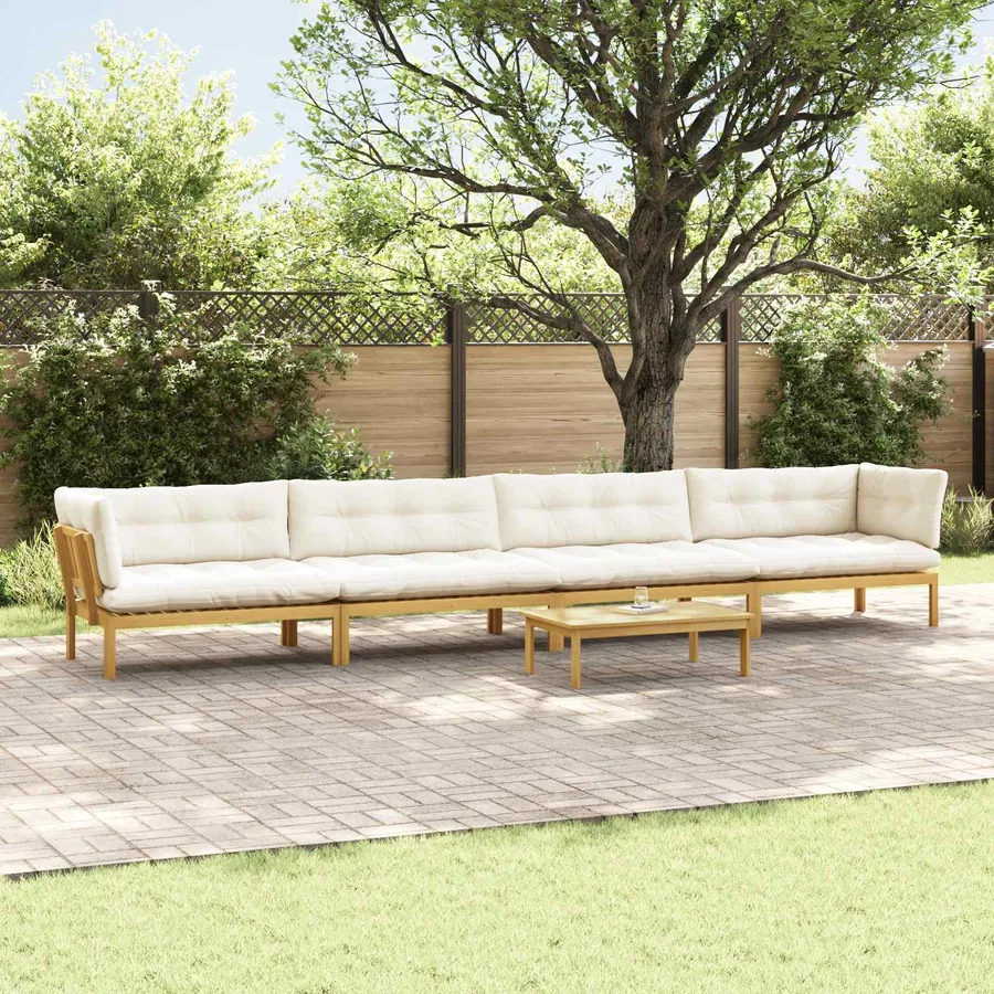 5 Pièce Unité du canapé en palette de jardin