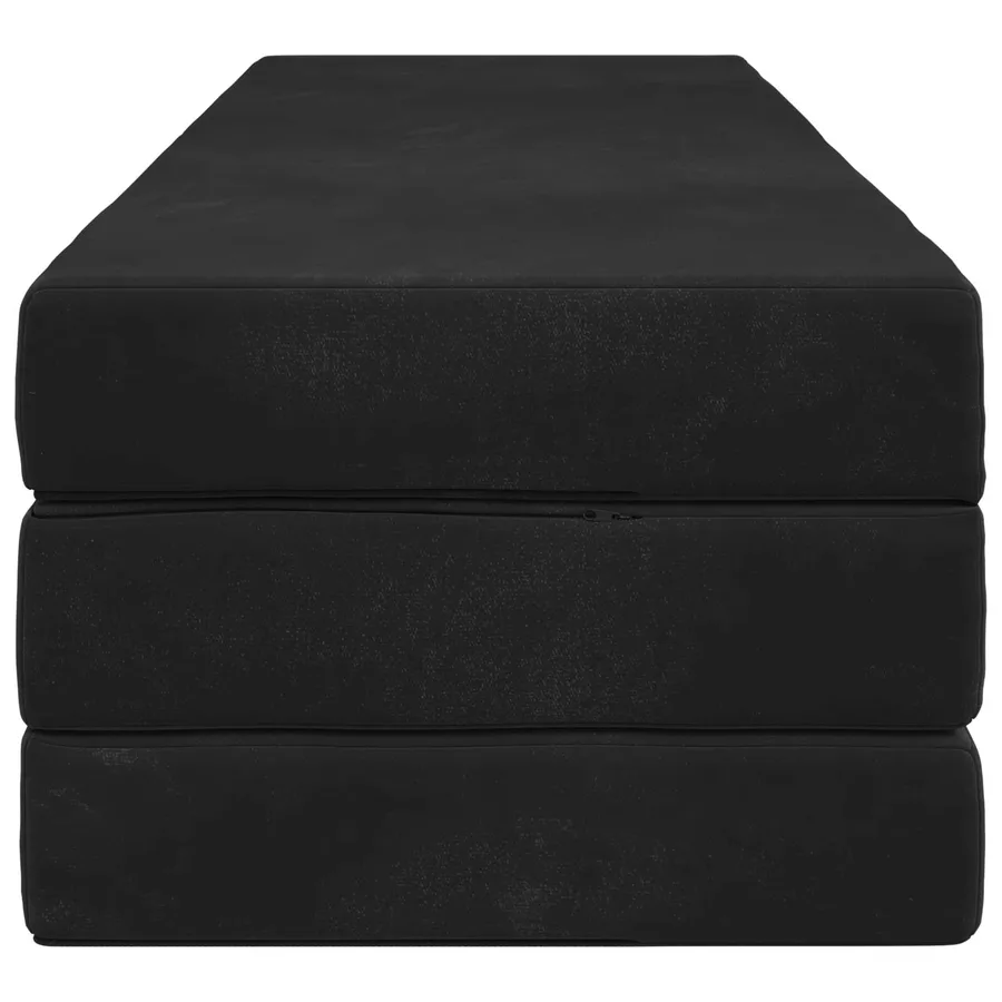 Canapé-lit pliable 200 x 67 x 45 cm Noir - 4