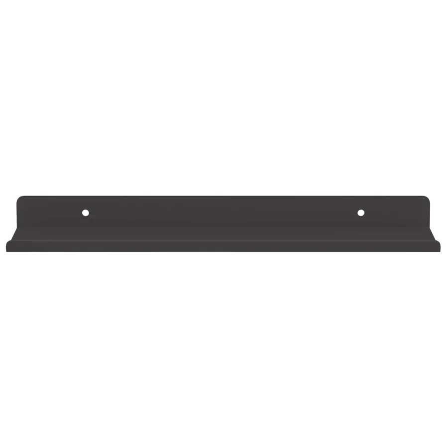 Étagère flottante 2 pcs Noir 30 x 9 x 2,5 cm Acier - 5