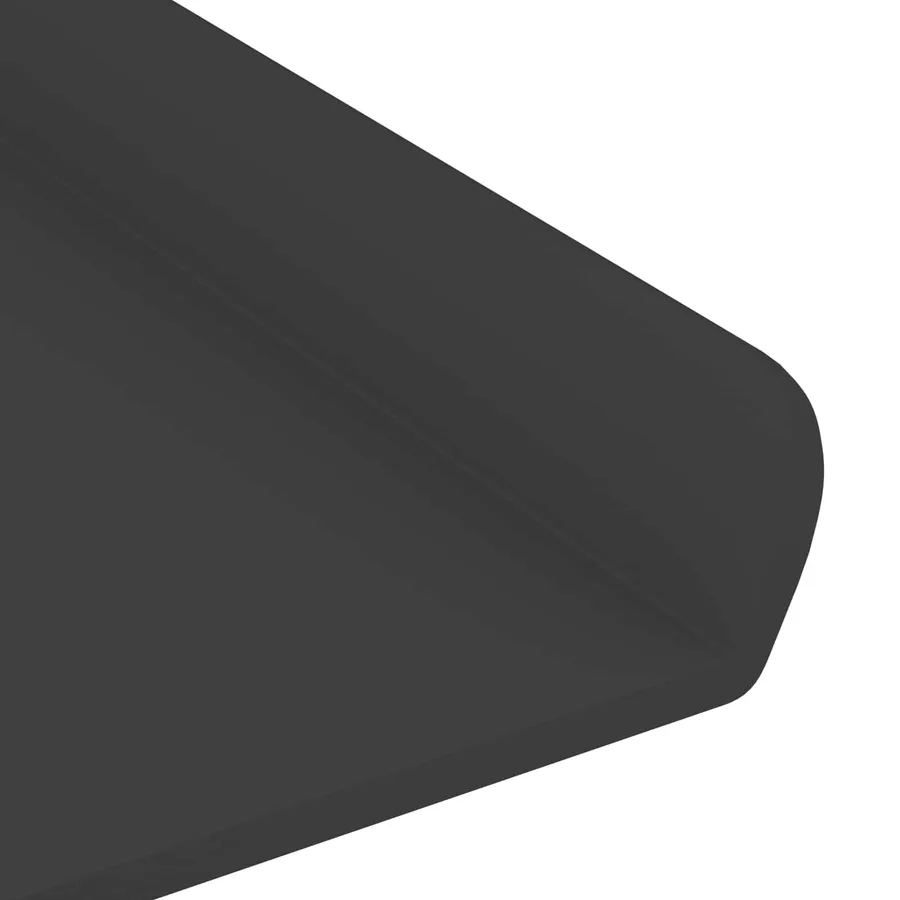 Étagère flottante 2 pcs Noir 30 x 9 x 2,5 cm Acier - 9