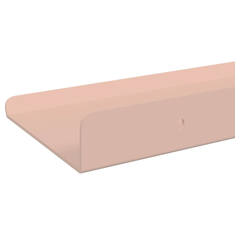 Étagère flottante 2 pcs Rose 60 x 8,5 x 2,5 cm Acier - 7