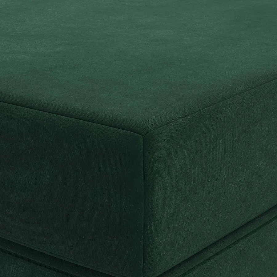 Canapé-lit pliable 200 x 67 x 45 cm Vert foncé - 6