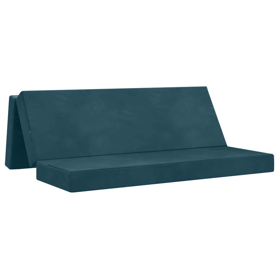 Canapé-lit pliable 180 x 67 x 45 cm Bleu - 2