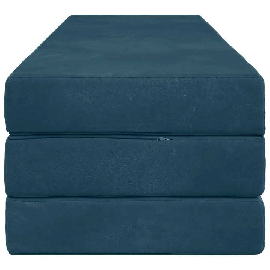 Canapé-lit pliable 180 x 67 x 45 cm Bleu - 5