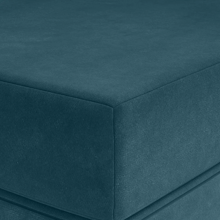 Canapé-lit pliable 180 x 67 x 45 cm Bleu - 7