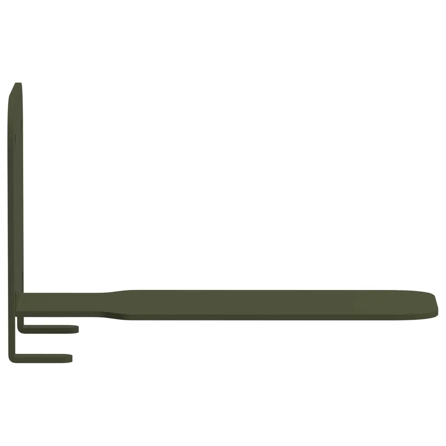 Étagère flottante 4 pcs Vert olive 6 x 10,8 x 6,6 cm - 6
