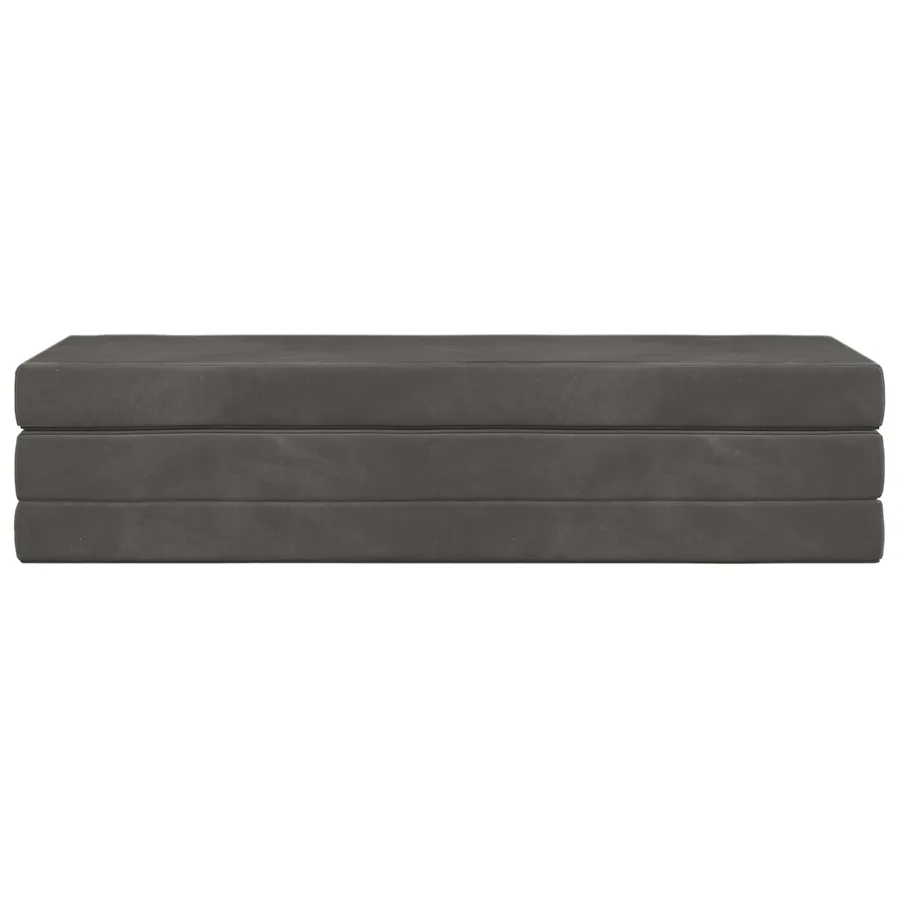 Canapé-lit pliable 180 x 67 x 45 cm Gris foncé - 4