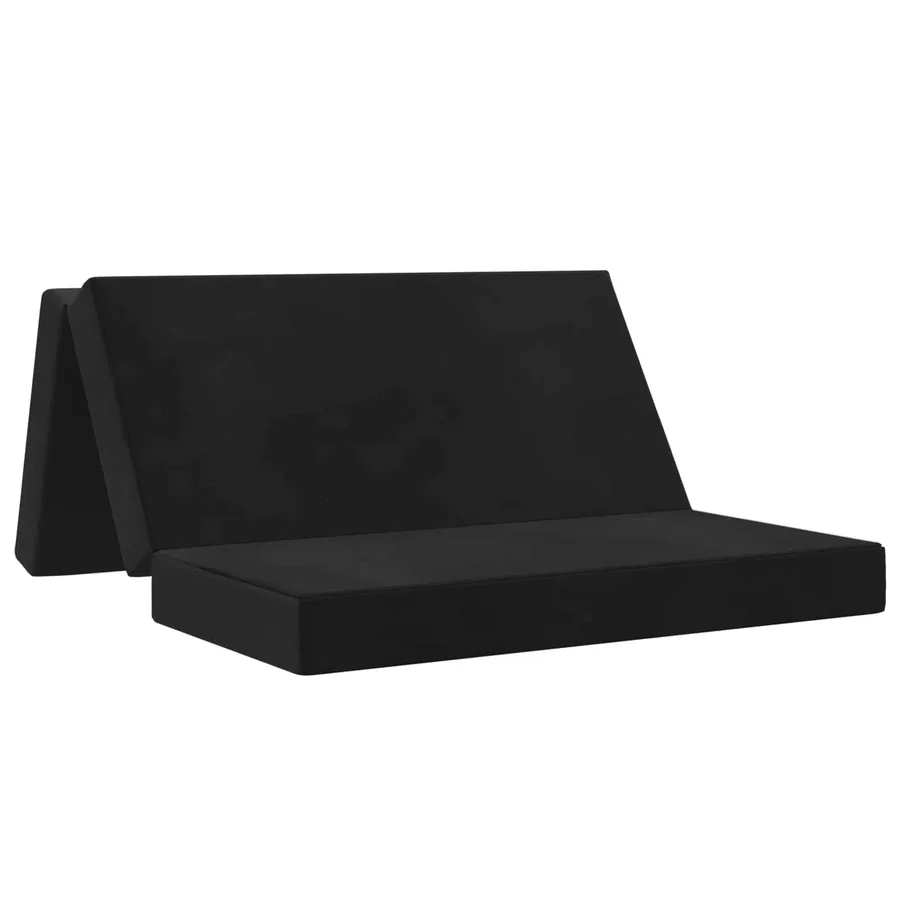 Canapé-lit pliable 120 x 67 x 45 cm Noir - 2
