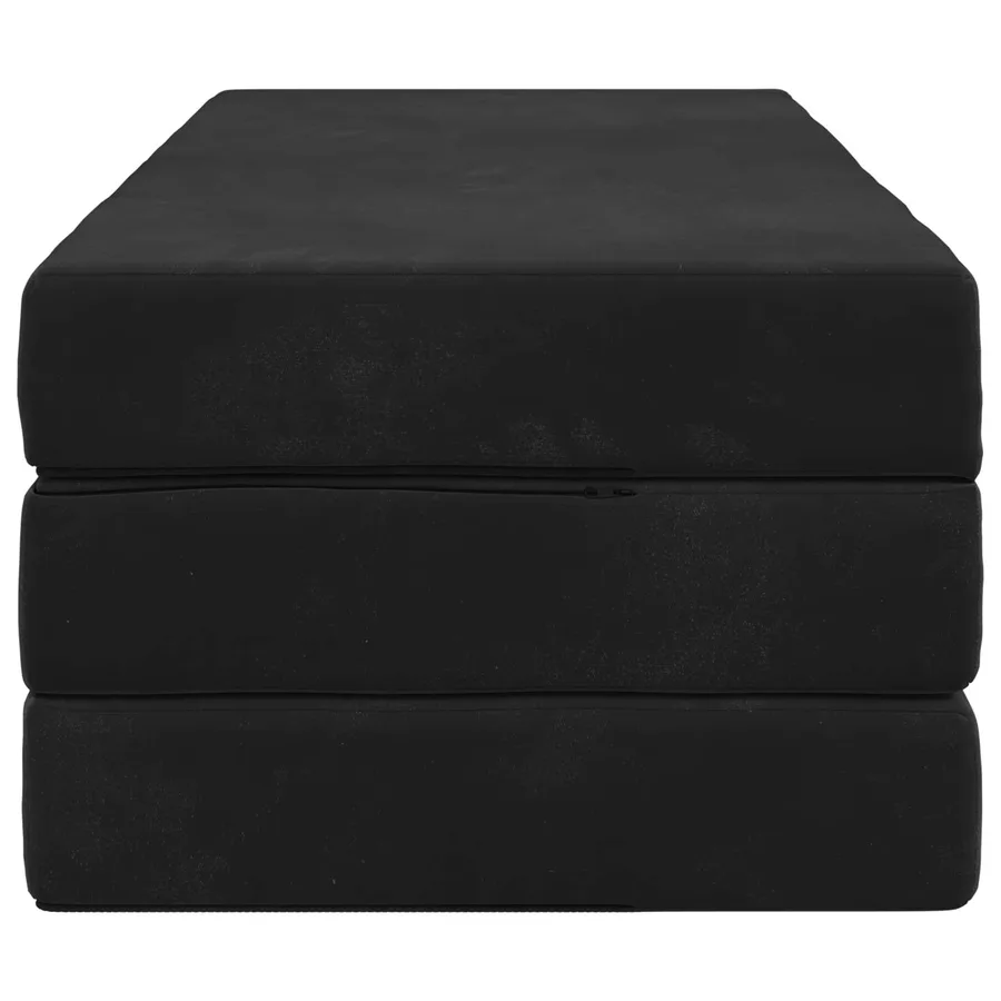 Canapé-lit pliable 120 x 67 x 45 cm Noir - 4