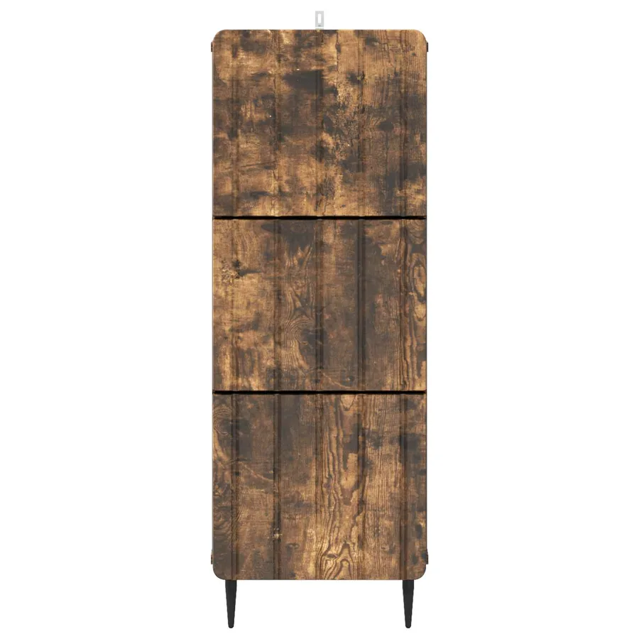 Armoire à tiroirs Chêne fumé 33 x 34,5 x 92 cm - 6